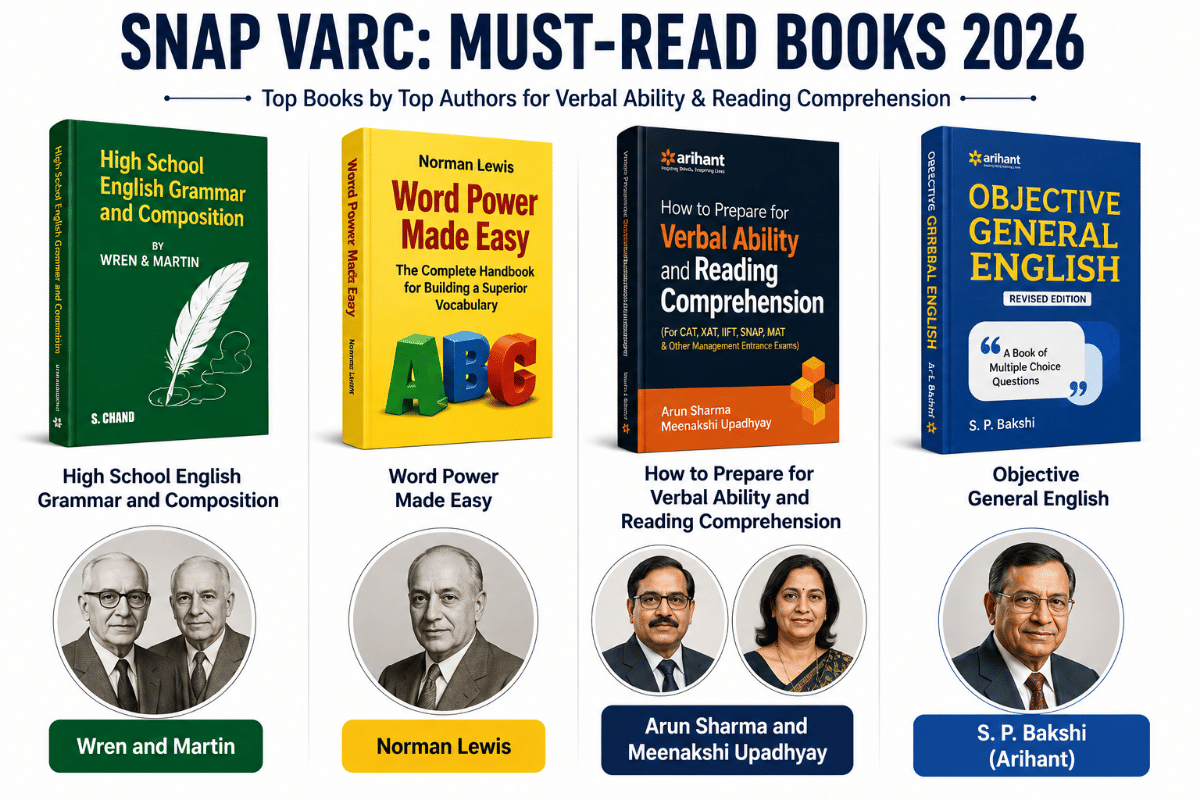 Best Books for SNAP VARC Preparation 2026