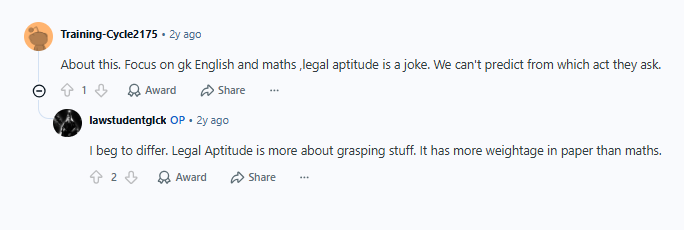 KLEE 2027 Question Paper Pattern: Reddit discussion
