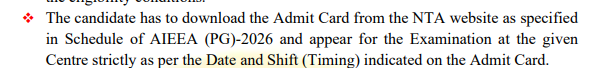 Details mentioned in the ICAR AIEEA PG 2027 Admit Card