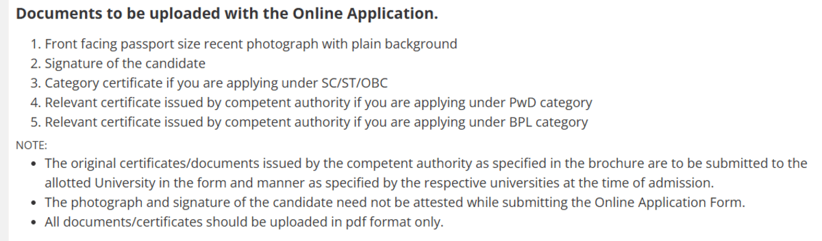 What are the Mandatory Documents Required for CLAT 2027?