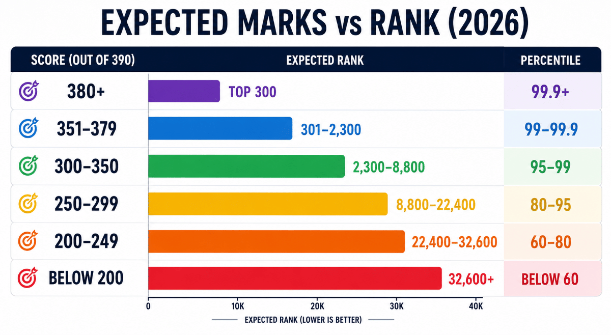 BITSAT 2026 Marks vs Rank