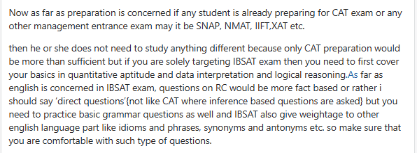 IBSAT Verbal Ability Preparation Tips 2026
