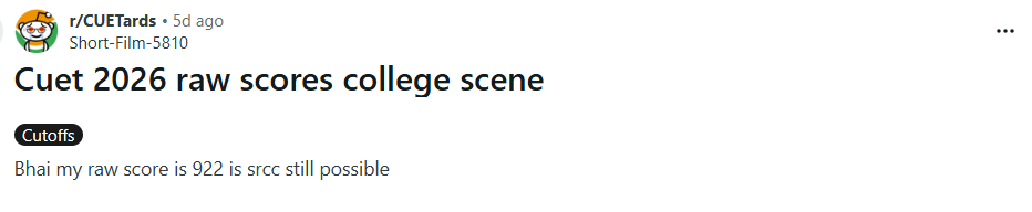 Reddit Discussion