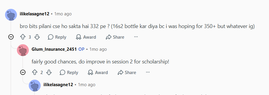 BITSAT 2026: Reddit Discussion