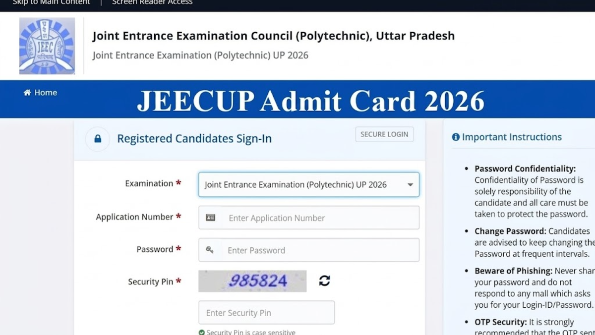 How to Recover the Password to Download the JEECUP Hall Ticket 2027?