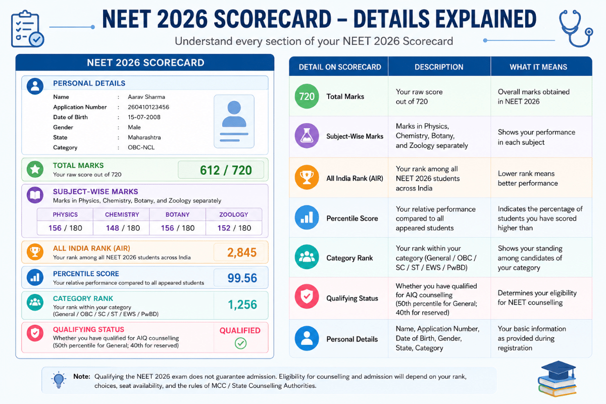 NEET Result 2026: What Will the Scorecard Contain?