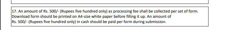 Nagaland NEET UG Counselling Fee 2026