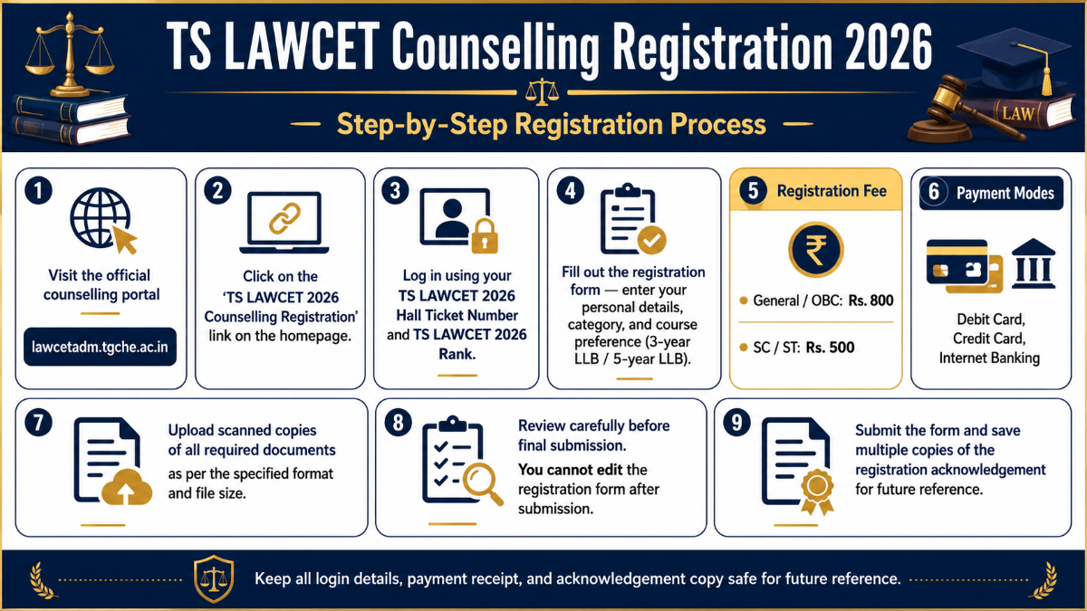 TS LAWCET Counselling Registration 2026