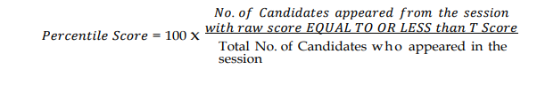formula to convert the raw scores