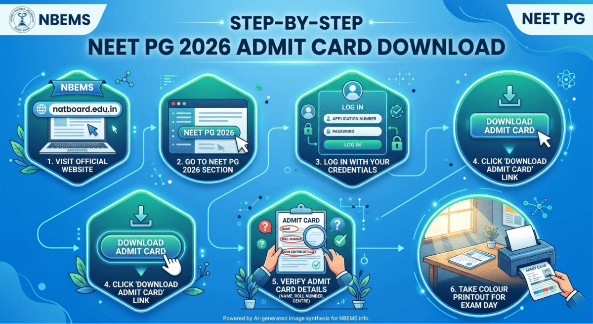 How to Download NEET PG 2026, Admit Card?