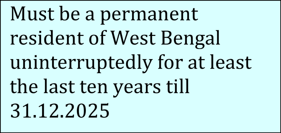 WBJEE ANM GNM 2027 Eligibility Criteria: Nationality & Domicile