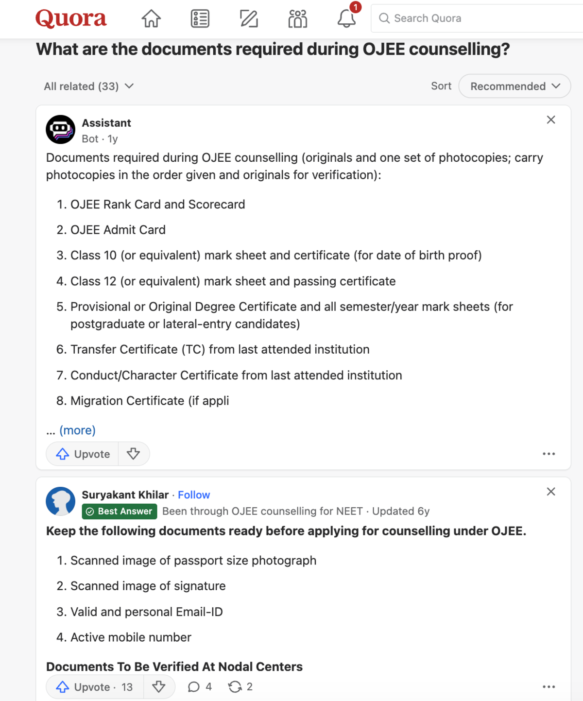 OJEE Result 2027 Quora Discussion