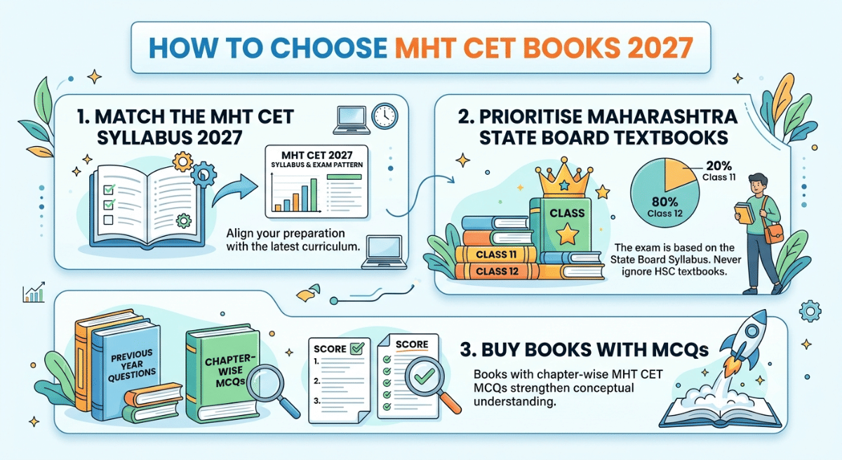 How to Choose MHT CET Books 2027