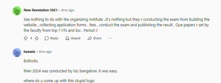 GATE 2027 IIT Madras: Reddit Discussion