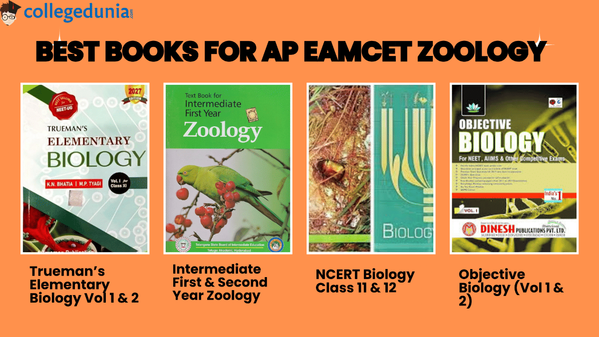AP EAMCET 2026 Biology Syllabus: Zoology Books