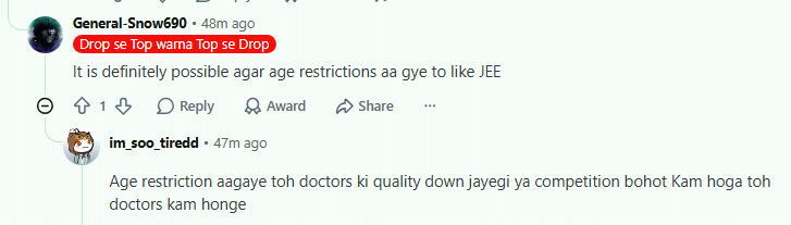 NTA to Conduct NEET 2027 in CBT Mode: Reddit Reaction