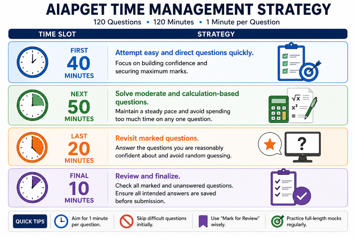 AIAPGET Exam Pattern 2026: Time Management Strategy