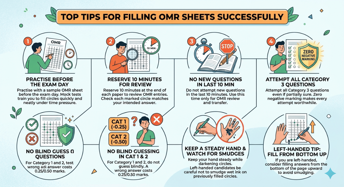 Expert Tips to Avoid Mistakes While Filling the WBJEE OMR Sheet