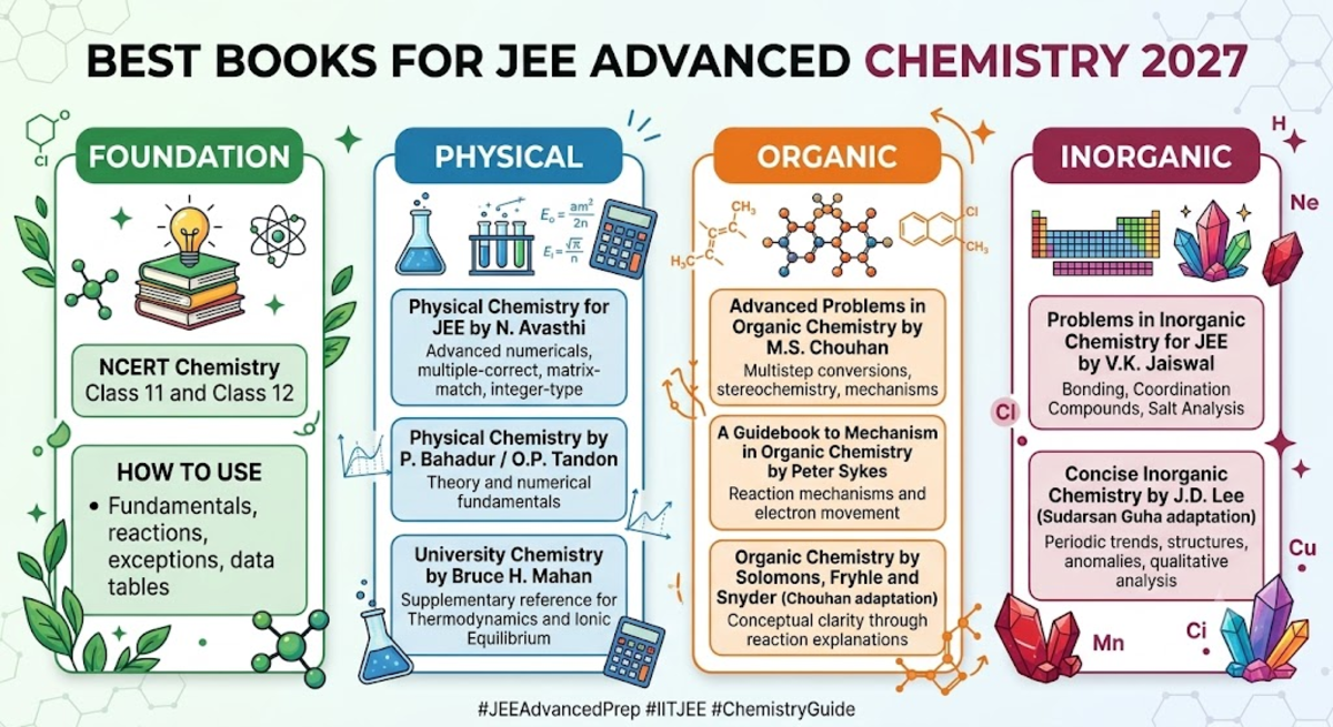 Best Books for JEE Advanced Chemistry 2027