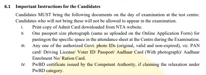 ICAR AIEEA PG 2027 Exam Day Guidelines