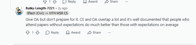 What do students suggest for the GATE Paper 2 Combination? — Reddit Discussion