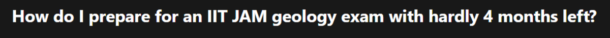 Preparation Strategy for IIT JAM Geology Syllabus 2027