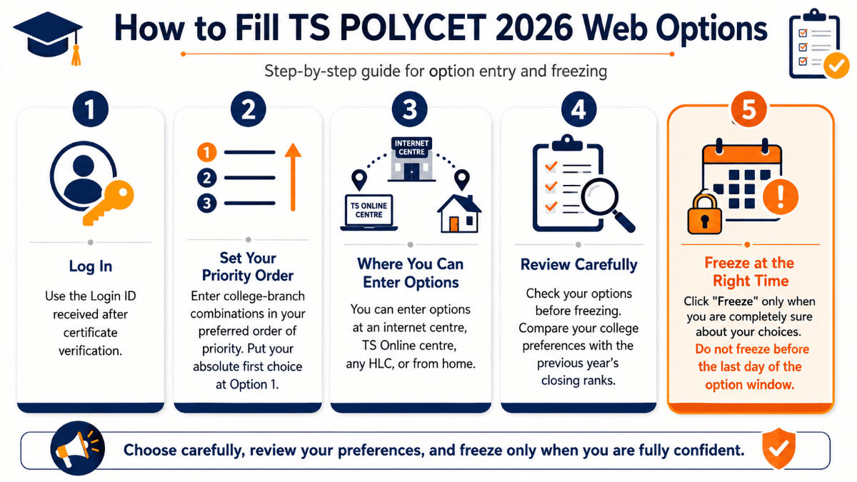 TS POLYCET 2026 Web Options (Choice Filling) Strategy
