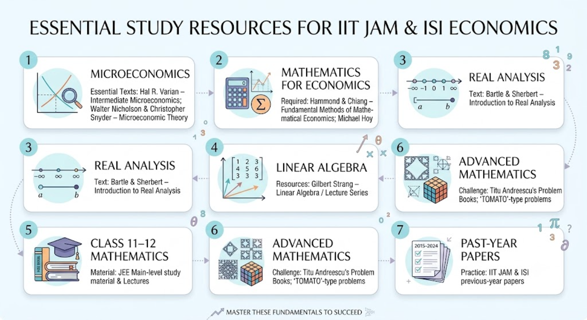 Best Books to cover the IIT JAM Economics Syllabus 2027