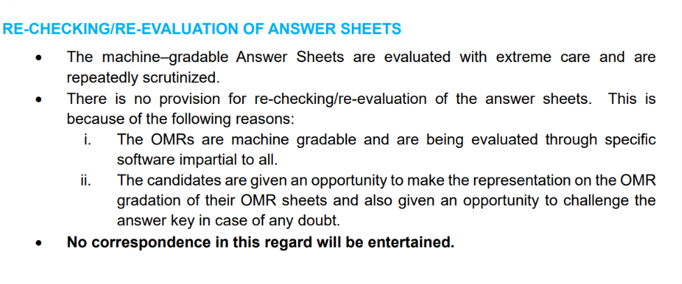 NEET Result 2027 Revaluation and Rechecking