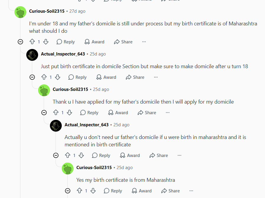 Reddit Discusion