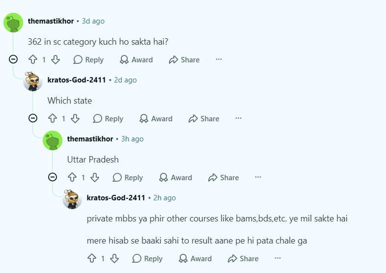 NEET Result 2026 Date and Time: Reddit Discussion