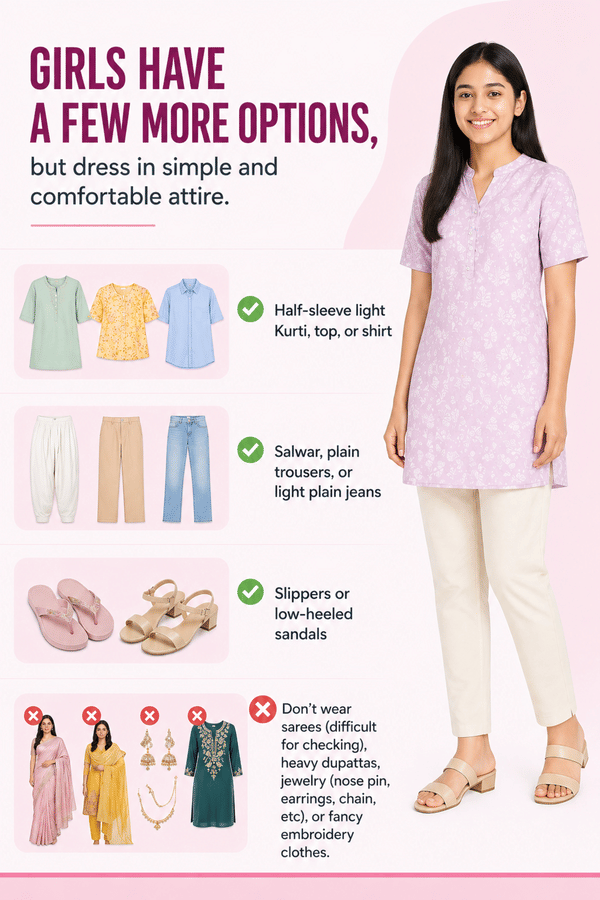 What to Wear for Girls in NEET 2026?