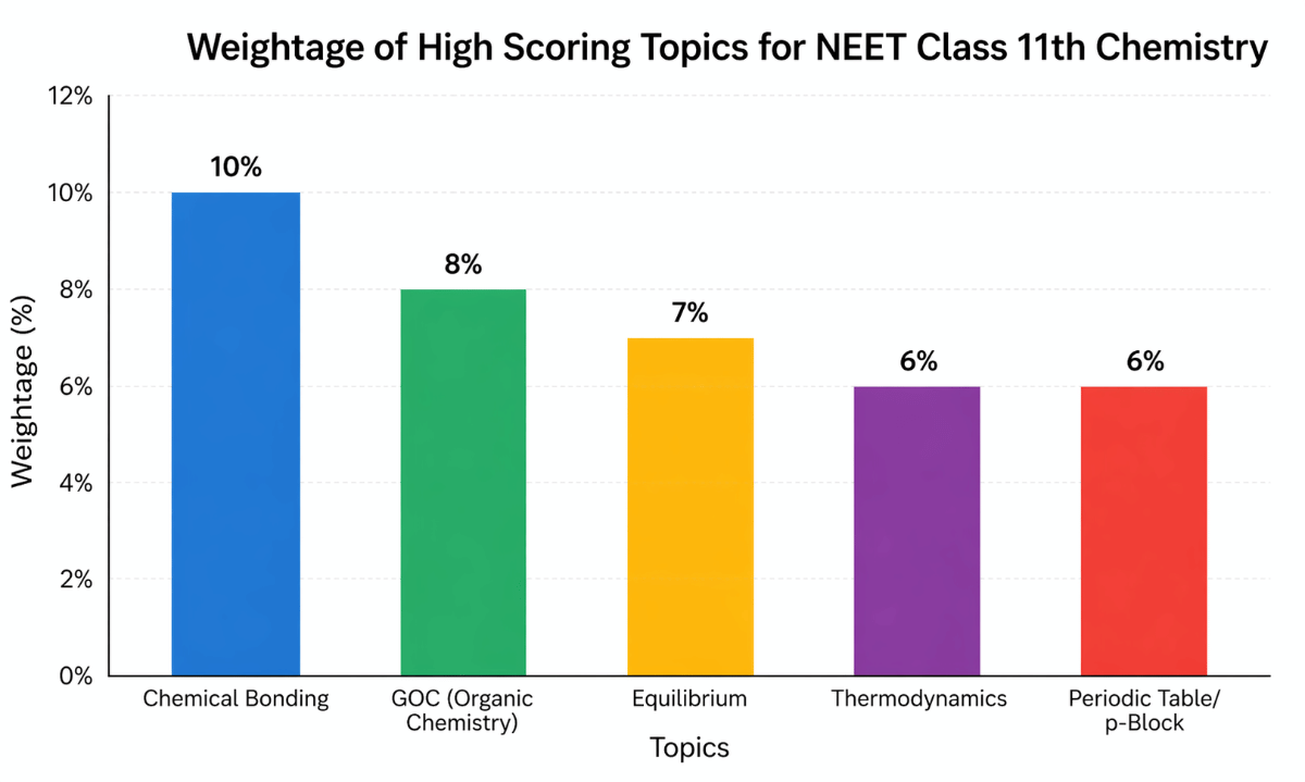 High Scoring Topics for NEET Class 11th Chemistry