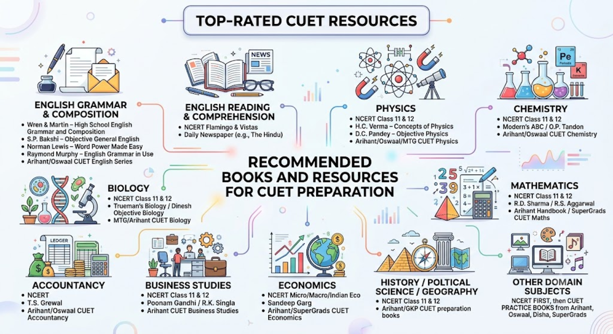 Best Books to Prepare for CUET 2027