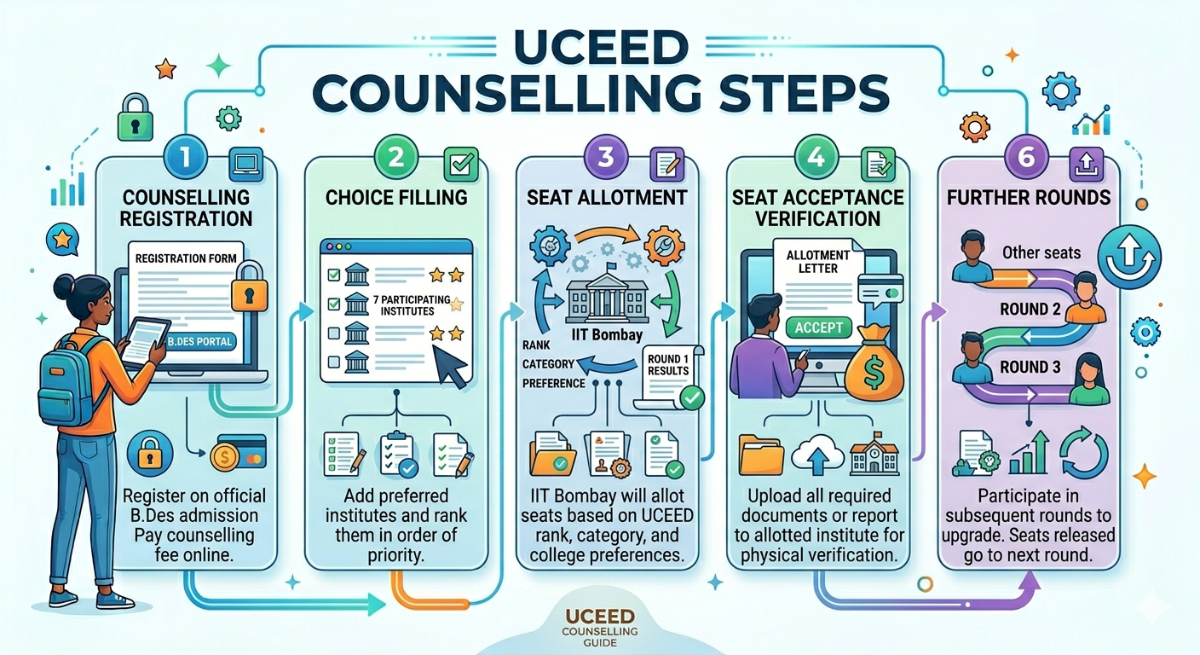 UCEED Counselling Steps