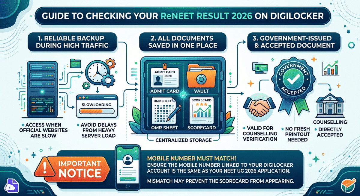 Why Check Your ReNEET Result 2026 on DigiLocker