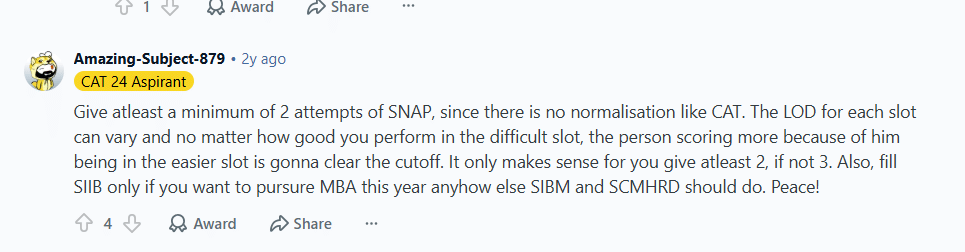 SNAP 2026 Exam Pattern, Syllabus, and Section-Wise Weightage: Reddit Discussion