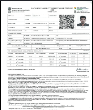 Details Available in NEET PG 2026 Result / Scorecard