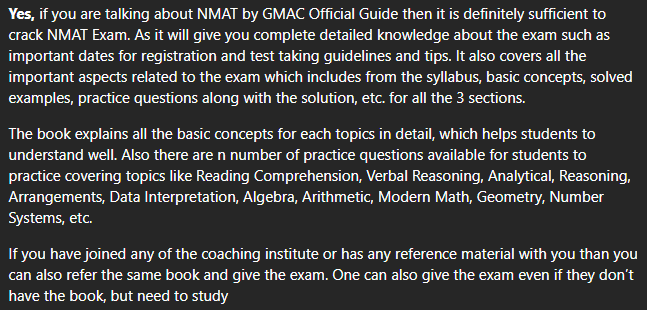 NMAT Books 2026: Quora Discussions