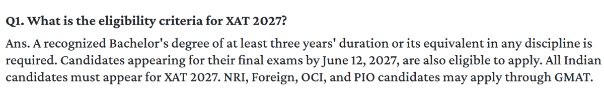 XAT Registration 2027: Selection of Exam Centres