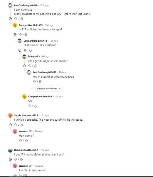 CUET 2026 General Test Marks vs Percentile Expected: Reddit Discussions
