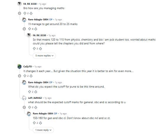 Reddit Discussions