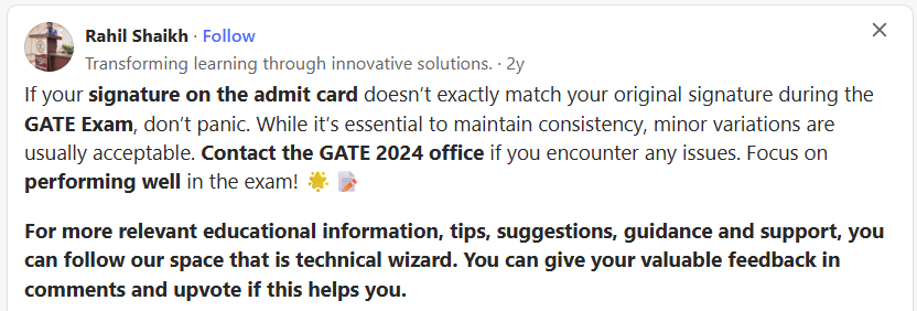 Key Points to Remember for GATE 2027 Exam Day 