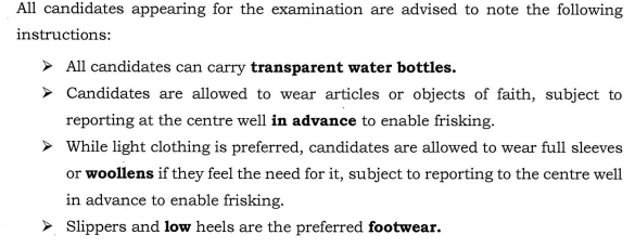 NEET UG 2026: Official Dress Code 