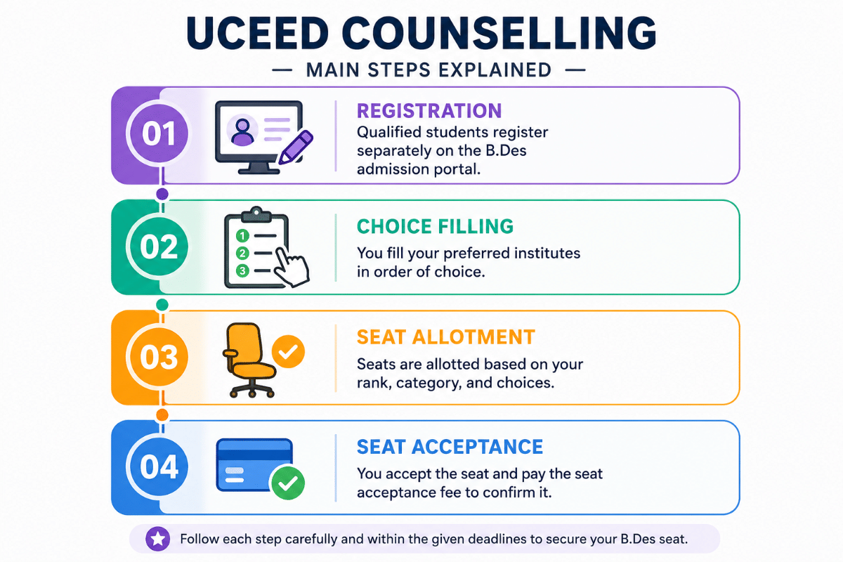 UCEED 2027 Counselling