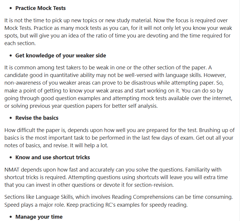 How to Score 250+ in NMAT 2026: Quora Discussion