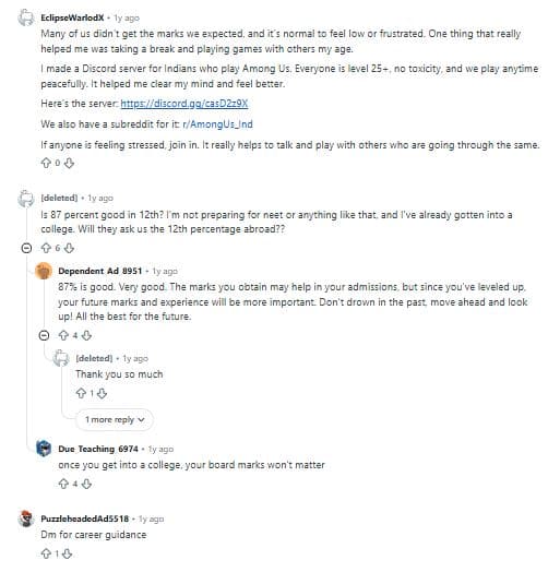 Reddit Discussions