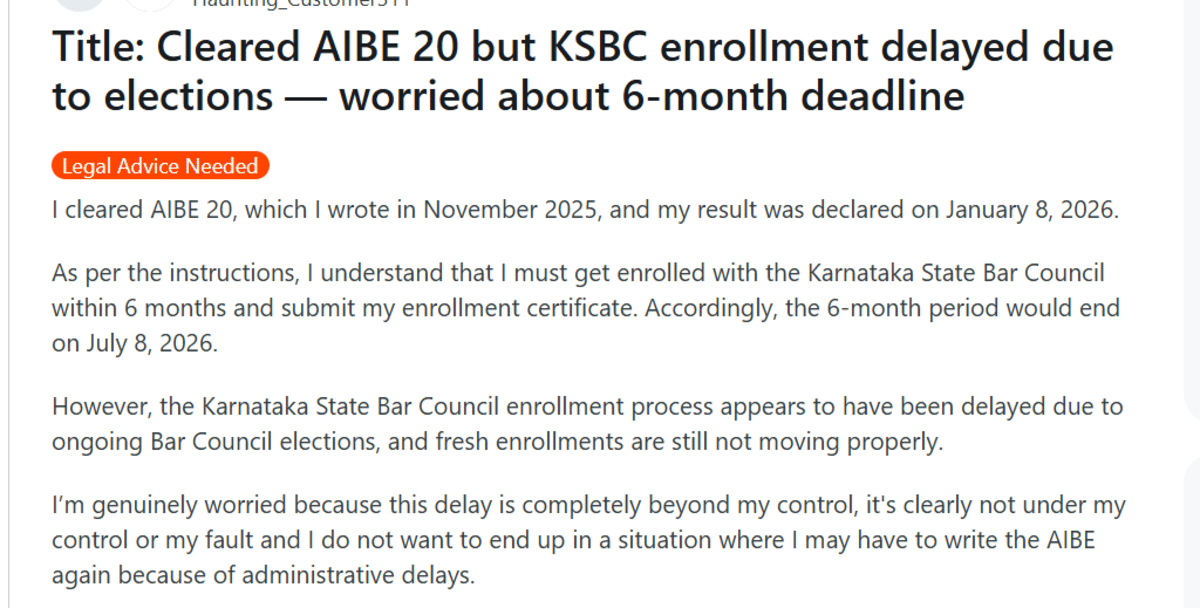 What to Do After AIBE XXI Result 2026