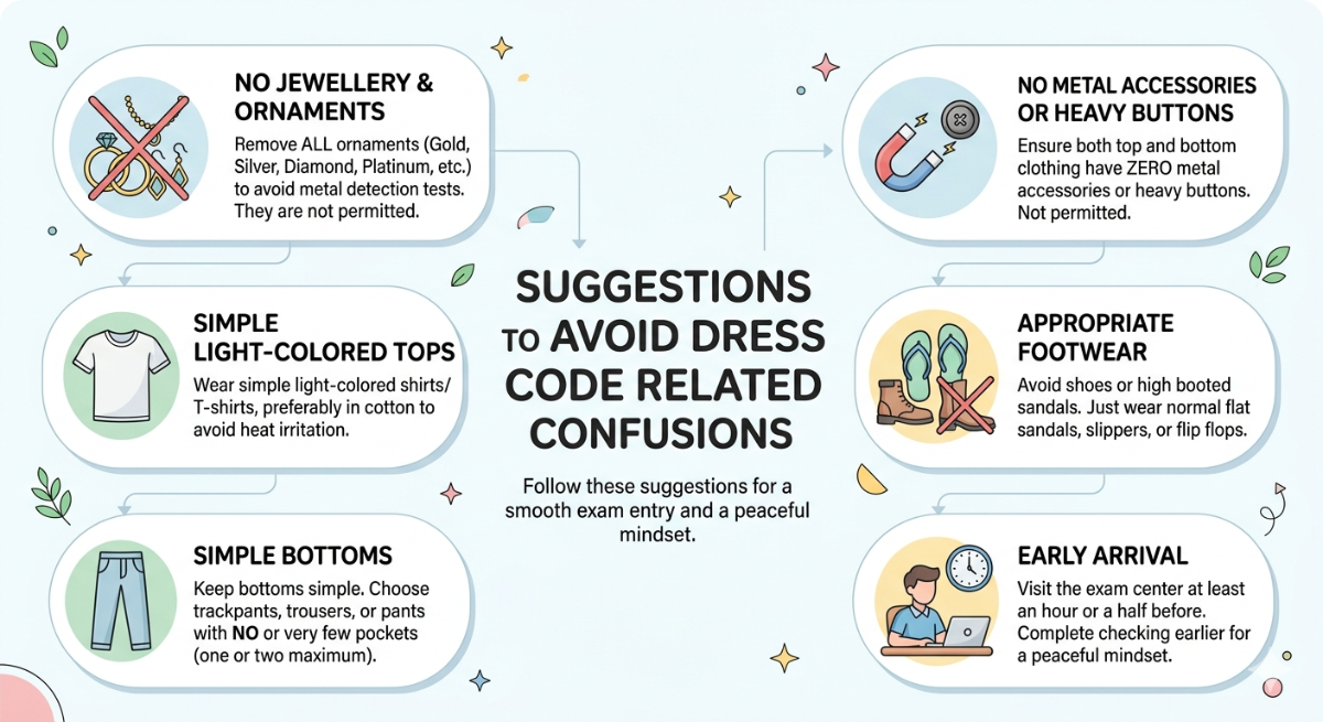 Suggestions to avoid Dress-code related Confusions