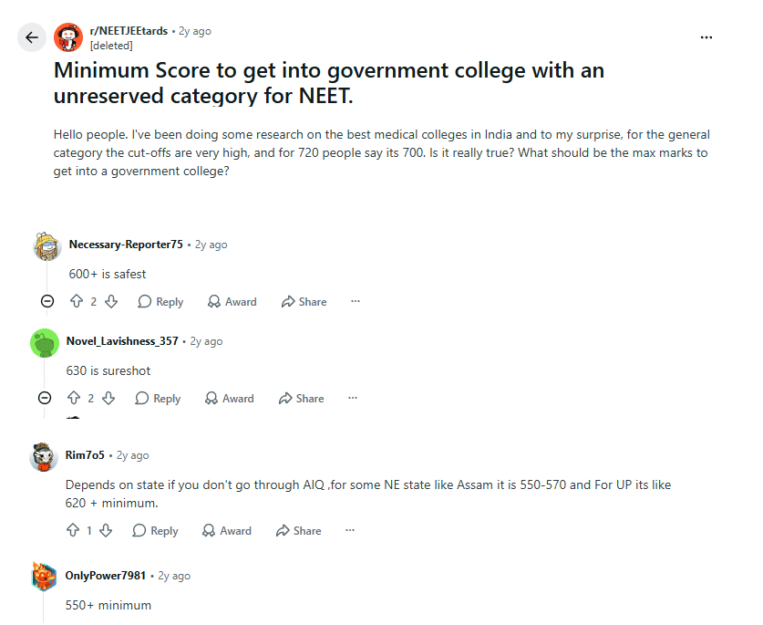 Reddit Discussion